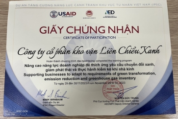 Workshop: Nâng cao năng lực doanh nghiệp nhằm thích ứng yêu cầu chuyển đổi xanh, giảm phát thải và thực hành kiểm kê khí nhà kính